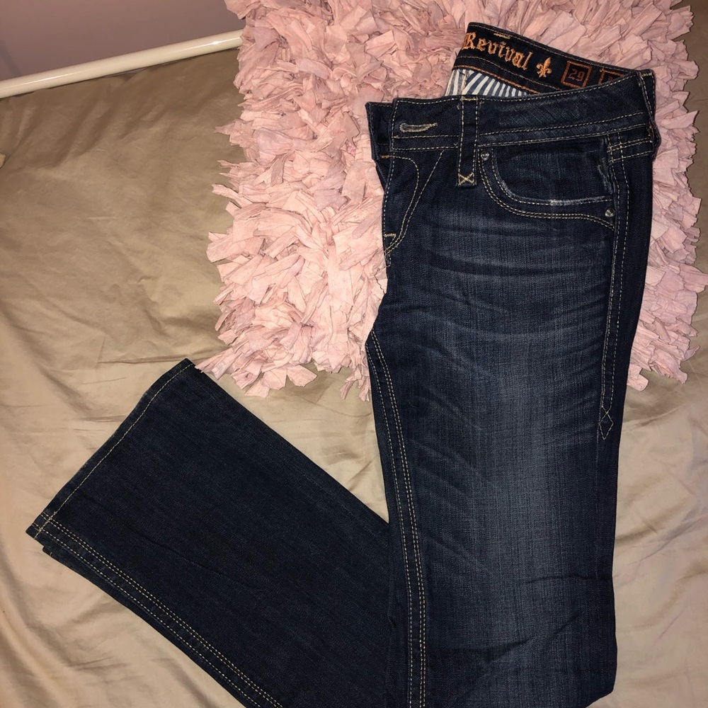 Rock Revival Jeans (distressed & bedazzled)